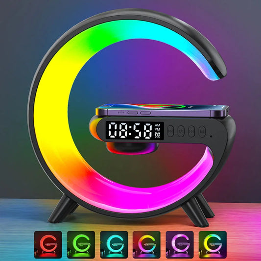 Smart LED Wake-Up Light with Wireless Speaker and RGB Color Changing