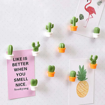 6pcs Magnetic Cactus