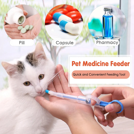 Pet Syringe Tablet Pill Gun Dispenser