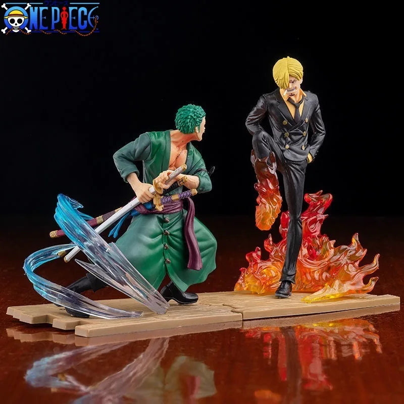 "Zoro VS Sanji" One Piece Anime Figure