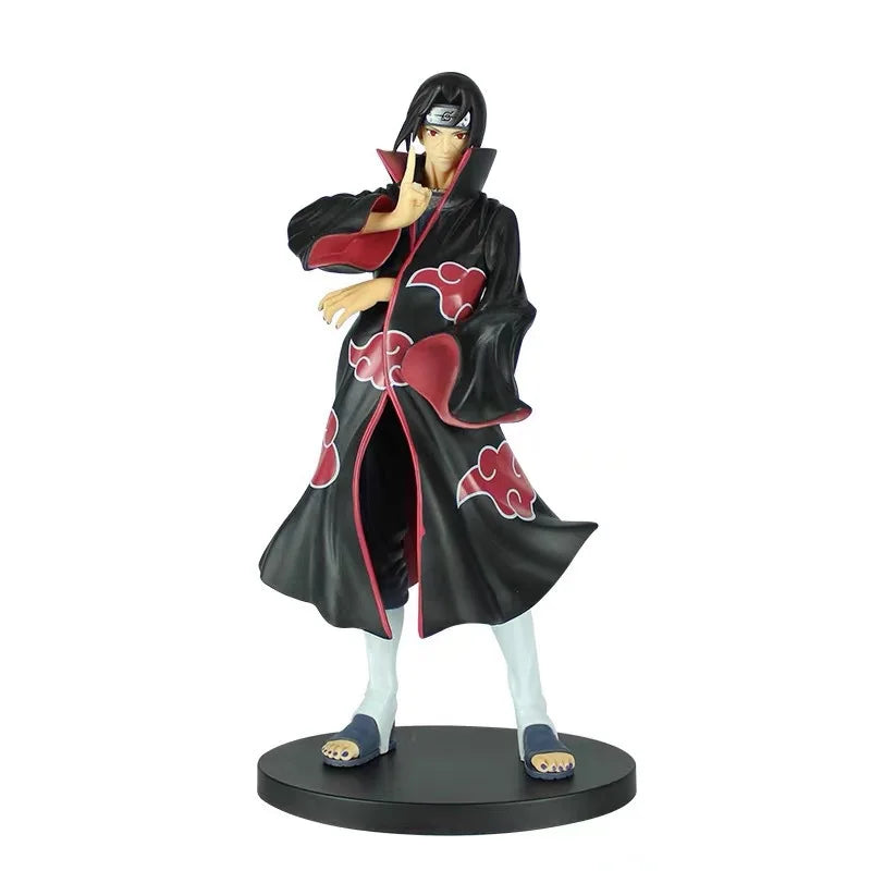 23cm Naruto Anime Figures Akatsuki Gk Uchiha Itachi Tsukuyomi Manga Statue PVC Action Figures Collectible Shippuden Model Toys