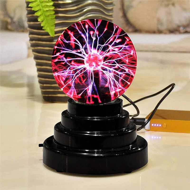 Plasma Ball Lamp with Touch Sensitivity