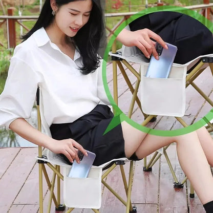 Portable Outdoor Folding Chairs & Stools – Perfect for Fishing, Sketching, and Beach Leisure!