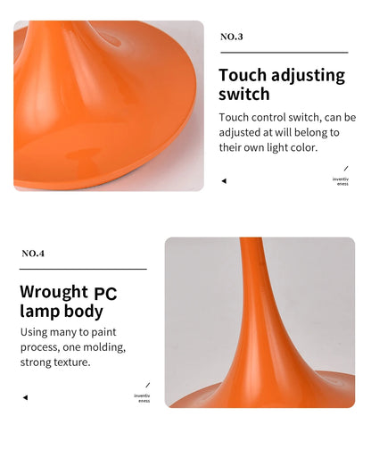 Dimmable Mushroom-Shaped Table Lamp