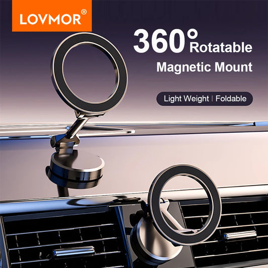 360° Rotating Magnetic Adjustable Car Phone Holder