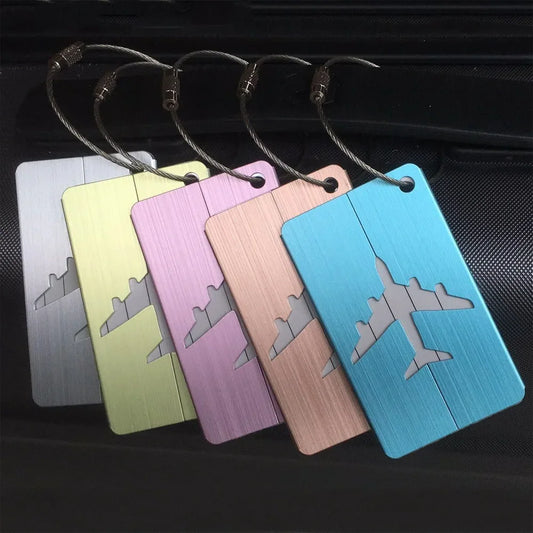 Fashion Metal Travel Luggage Tags