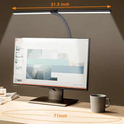 24W LED Desk Lamp with Double Head Design