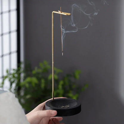 Upside Down Wooden Incense Stick Holder