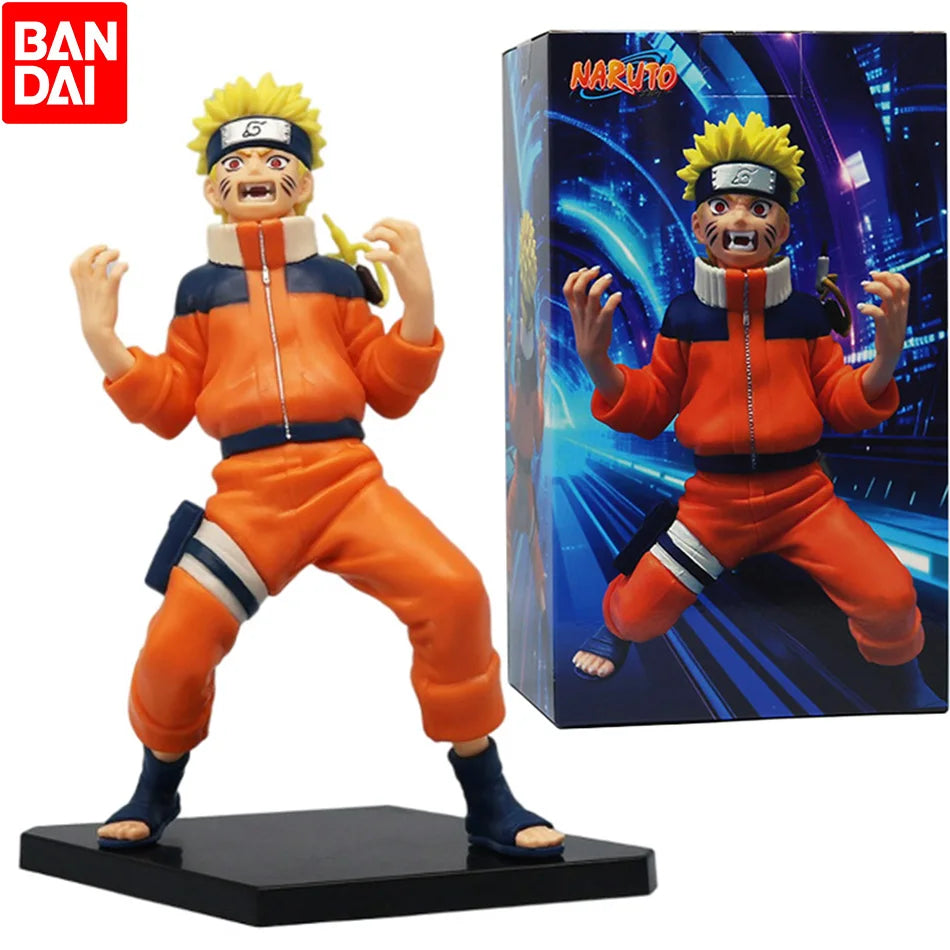 BANDAI Naruto Shippuden Uzumaki Naruto Uchiha Sasuke  Anime Action Figures