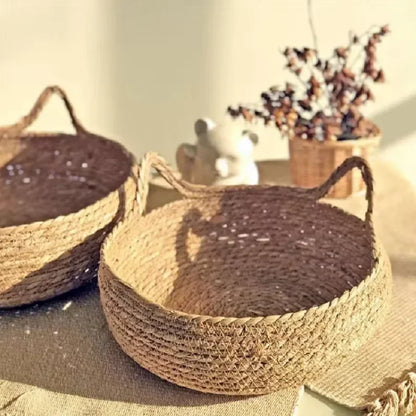 Handmade Rattan Woven Cat Bad