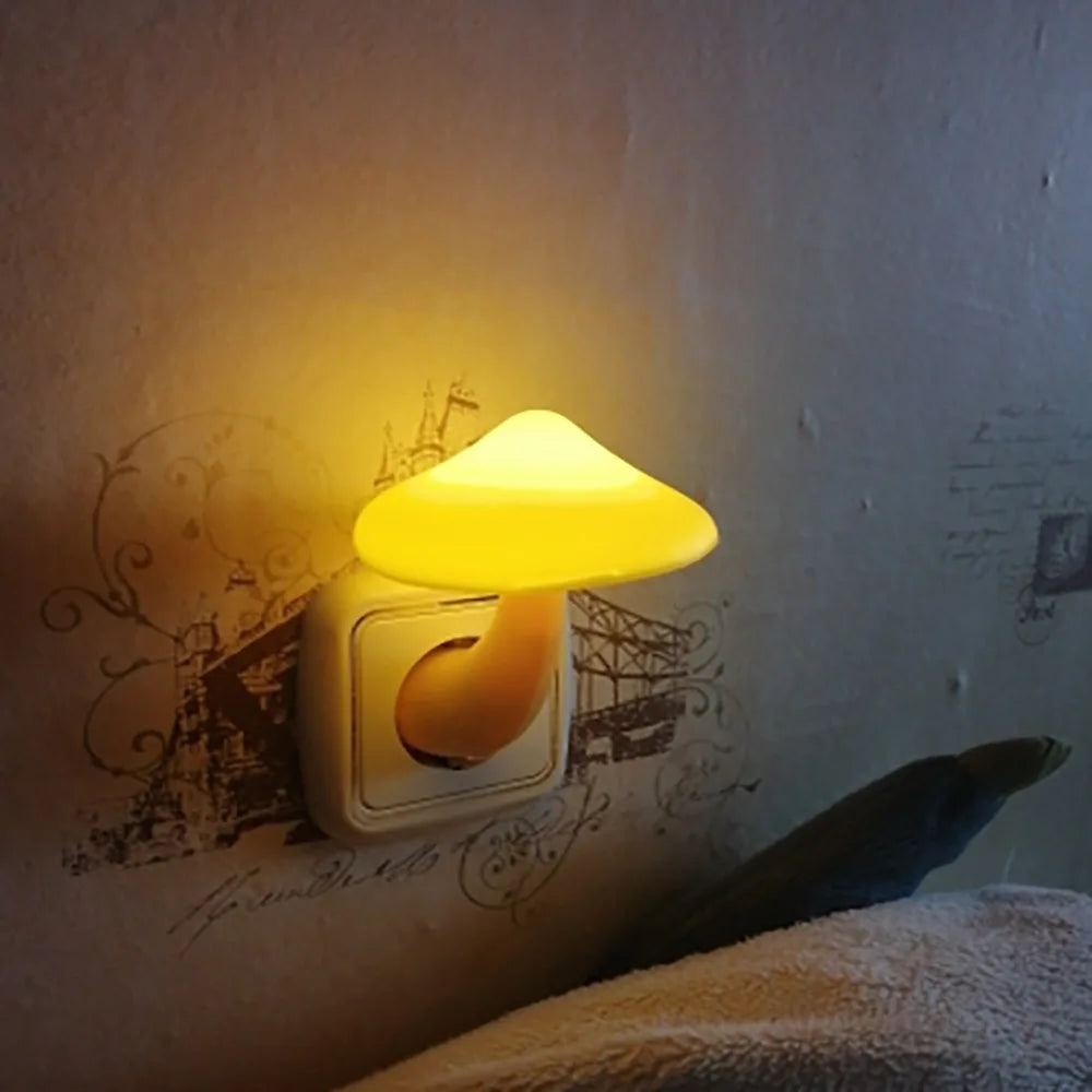 Creative Mushroom Shaped Plug-in Lamp