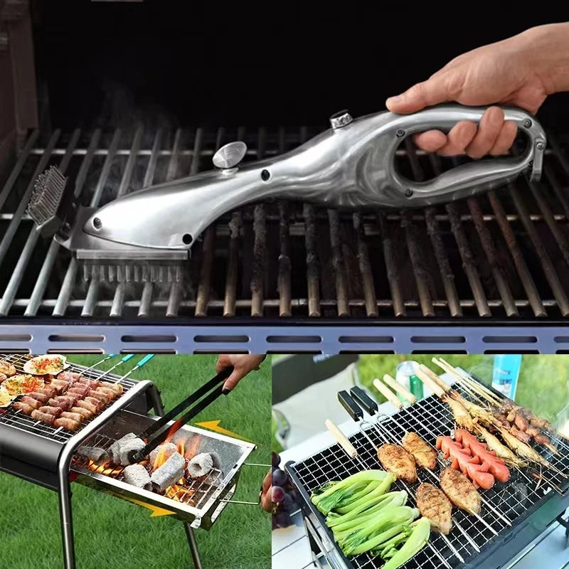 Stainless Steel BBQ Grill Cleaner Brush