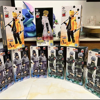 BANDAI Naruto Shippuden  Anime  Uchiha Sasuke Hatake Kakashi Namikaze Minato Action Figure