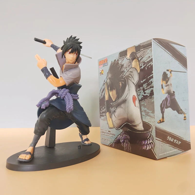 BANDAI Anime Naruto Shippuden Figure Uchiha Sasuke  Action Figures Collection Model