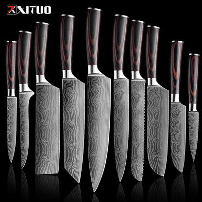 Stainless Steel Professional Knives Set